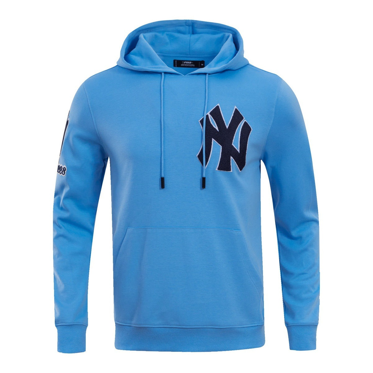 MLB NEW YORK YANKEES CLASSIC CHENILLE CHANDAIL À CAPUCHON POUR HOMME (BLEU UNIVERSITÉ)