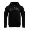 MLB NEW YORK YANKEES BLACK & GOLD MEN'S DK PO HOODIE (BLACK)