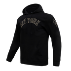 MLB NEW YORK YANKEES BLACK & GOLD MEN'S DK PO HOODIE (BLACK)