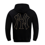 MLB NEW YORK YANKEES BLACK & GOLD MEN'S DK PO HOODIE (BLACK)