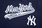 MLB NEW YORK YANKEES SCRIPT TAIL MEN'S RIB FLC PO HOODIE (MIDNIGHT NAVY)