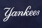 MLB NEW YORK YANKEES SCRIPT TAIL MEN'S RIB FLC PO HOODIE (MIDNIGHT NAVY)