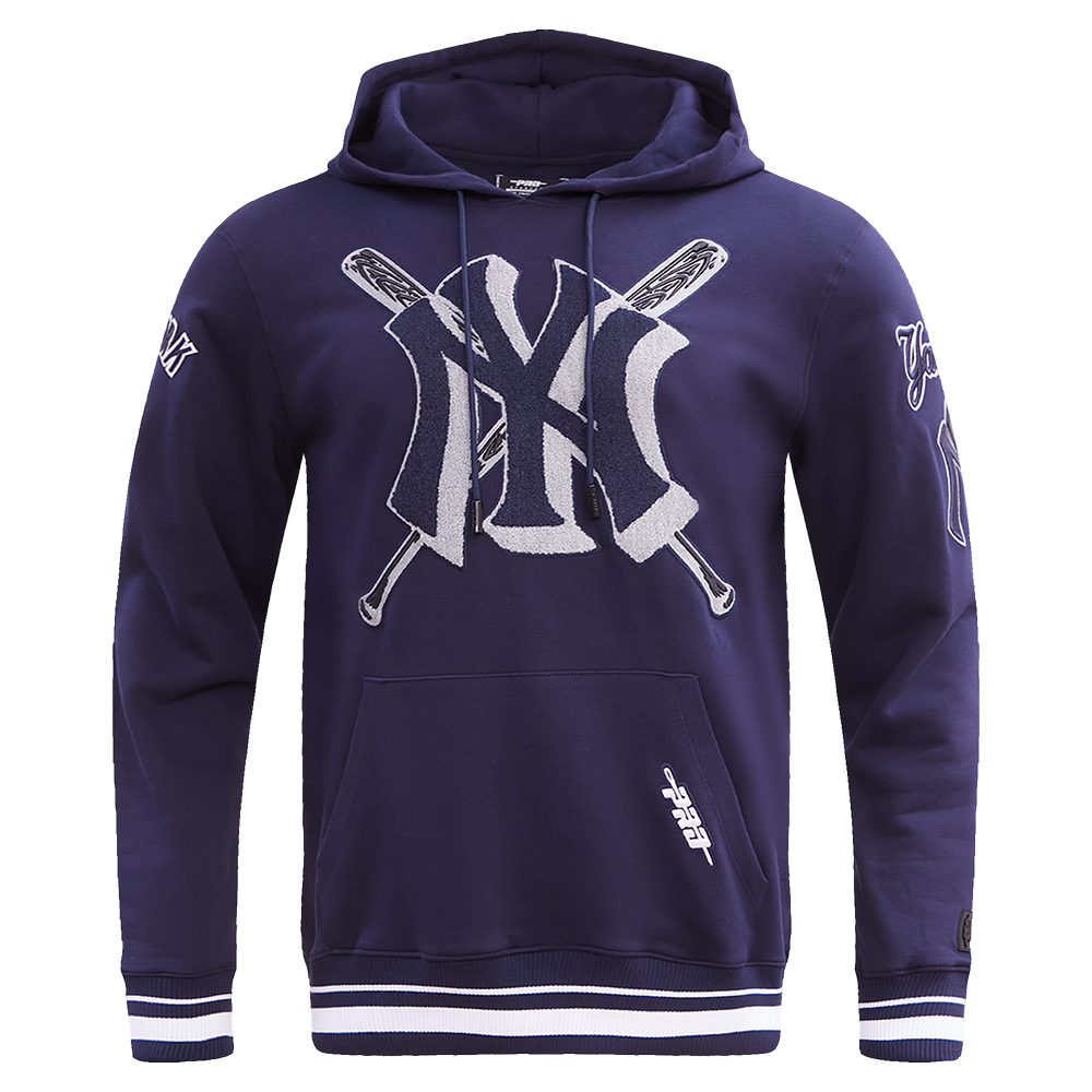 MLB NEW YORK YANKEES MASH UP CHANDAIL À CAPUCHON EN MOLLETON CÔTELÉ POUR HOMME (MARINE MINUIT)
