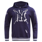 MLB NEW YORK YANKEES MASH UP CHANDAIL À CAPUCHON EN MOLLETON CÔTELÉ POUR HOMME (MARINE MINUIT)