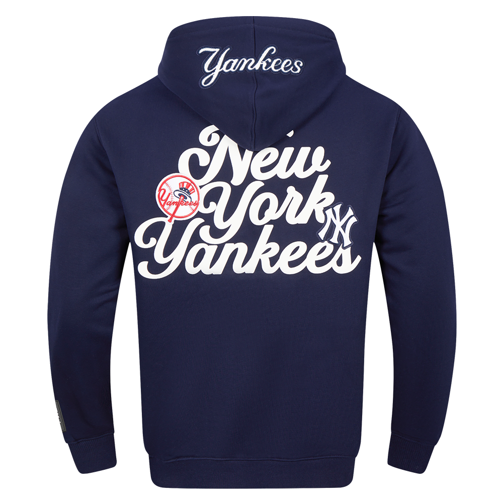 MLB NEW YORK YANKEES SOUVENIR MEN'S FLC PO HOODIE (MIDNIGHT NAVY)