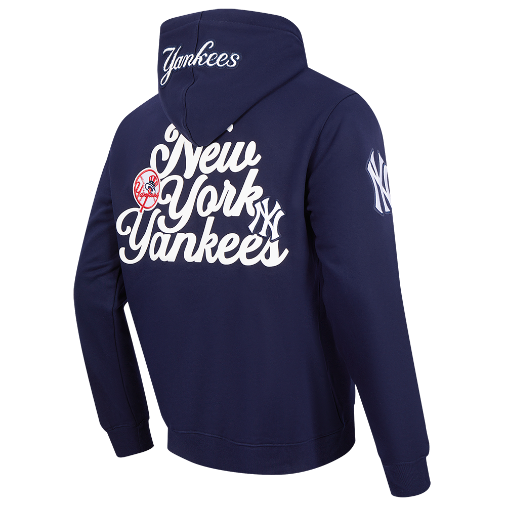 MLB NEW YORK YANKEES SOUVENIR MEN'S FLC PO HOODIE (MIDNIGHT NAVY)