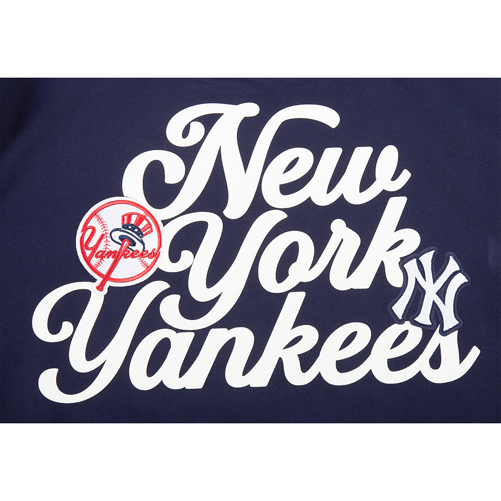 MLB NEW YORK YANKEES SOUVENIR MEN'S FLC PO HOODIE (MIDNIGHT NAVY)