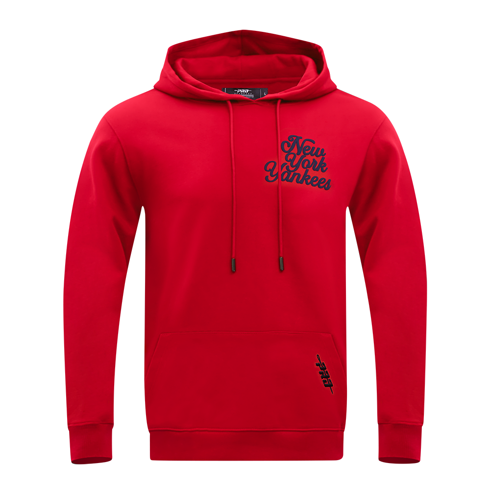 MLB NEW YORK YANKEES SOUVENIR MEN'S FLC PO HOODIE (RED)