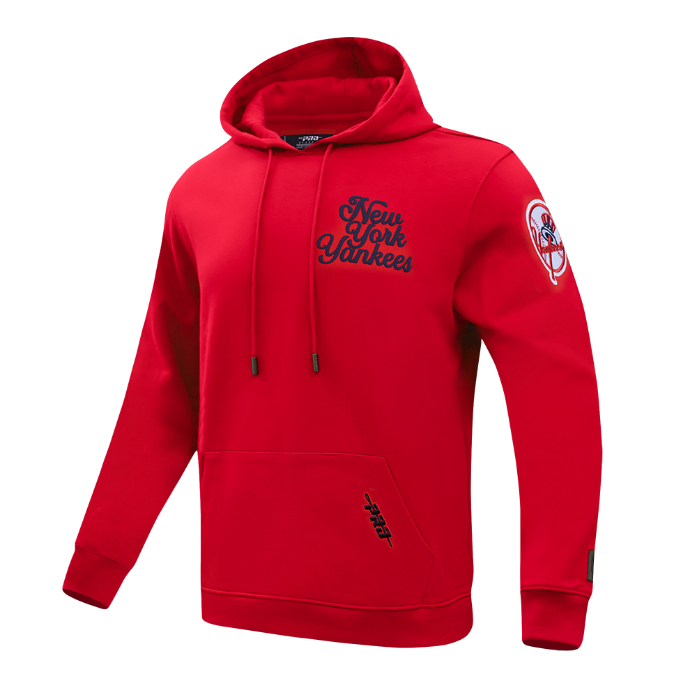 MLB NEW YORK YANKEES SOUVENIR MEN'S FLC PO HOODIE (RED)