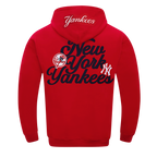 MLB NEW YORK YANKEES SOUVENIR MEN'S FLC PO HOODIE (RED)