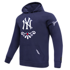 MLB NEW YORK YANKEES SUGAR SKULL MEN'S FLC PO HOODIE (MIDNIGHT NAVY)