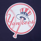 MLB NEW YORK YANKEES LIVING LARGE CHANDAIL À CAPUCHON EN MOLLETON À ÉPAULES TOMBANTES POUR HOMME (MARINE MINUIT)