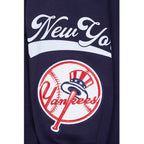 MLB NEW YORK YANKEES LIVING LARGE CHANDAIL À CAPUCHON EN MOLLETON À ÉPAULES TOMBANTES POUR HOMME (MARINE MINUIT)