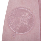 MLB NEW YORK YANKEES WASHED CLASSIC CHANDAIL OUATÉ À COL ROND POUR HOMME (MAUVE DÉLAVÉ)