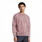 MLB NEW YORK YANKEES WASHED CLASSIC CHANDAIL OUATÉ À COL ROND POUR HOMME (MAUVE DÉLAVÉ)