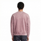 MLB NEW YORK YANKEES WASHED CLASSIC CHANDAIL OUATÉ À COL ROND POUR HOMME (MAUVE DÉLAVÉ)