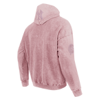 MLB NEW YORK YANKEES WASHED CLASSIC MEN'S PULLOVER HOODIE (WASHED MAUVE)