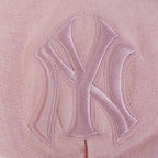 MLB NEW YORK YANKEES WASHED CLASSIC MEN'S PULLOVER HOODIE (WASHED MAUVE)
