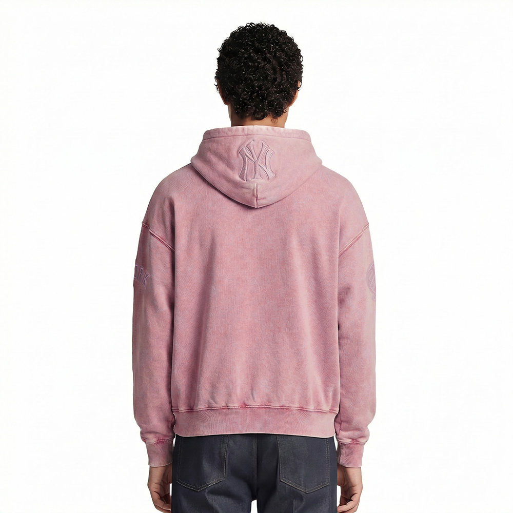 MLB NEW YORK YANKEES WASHED CLASSIC MAUVE MEN'S ENZYME WASH DS FT PO (WASHED MAUVE)