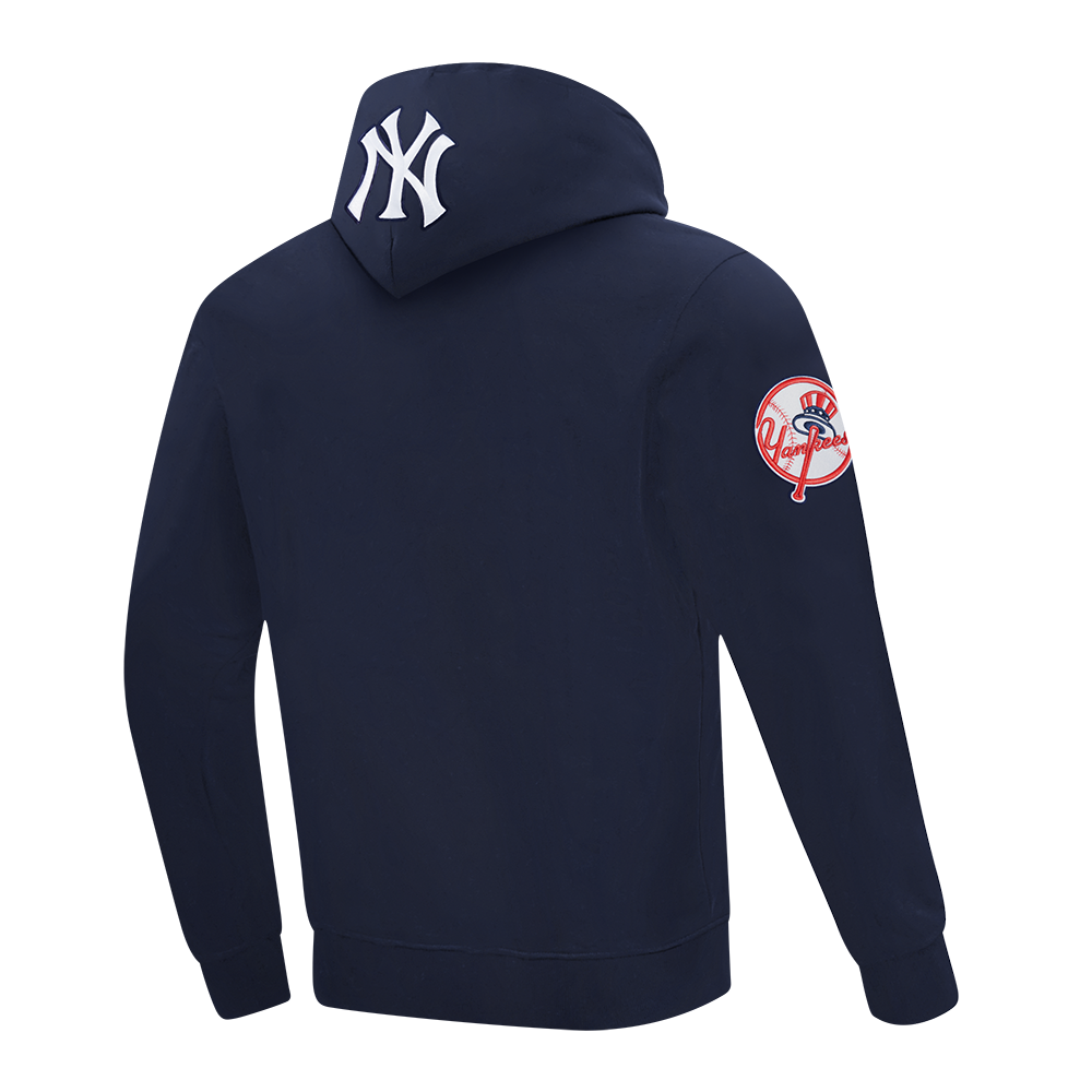 MLB NEW YORK YANKEES CITY ARCH CHANDAIL À CAPUCHON EN MOLLETON POUR HOMME (MARINE MINUIT)