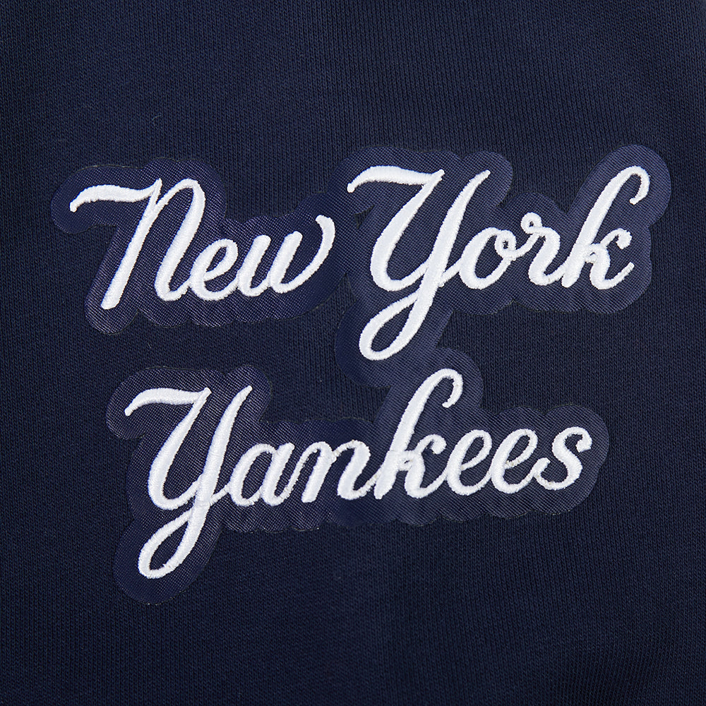 MLB NEW YORK YANKEES CITY ARCH CHANDAIL À CAPUCHON EN MOLLETON POUR HOMME (MARINE MINUIT)