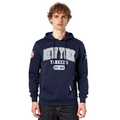 MLB NEW YORK YANKEES CITY ARCH CHANDAIL À CAPUCHON EN MOLLETON POUR HOMME (MARINE MINUIT)