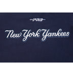MLB NEW YORK YANKEES CITY ARCH HAUT EN MOLLETON À GLISSIÈRE AU QUART POUR HOMME (MARINE MINUIT)
