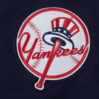 MLB NEW YORK YANKEES LETTERMAN CHANDAIL À CAPUCHON POUR HOMME (MARINE MINUIT)