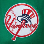 MLB NEW YORK YANKEES WINGSPAN CHANDAIL À COL ROND EN MOLLETON À ÉPAULES TOMBANTES V2 POUR HOMME (VERT KELLY)