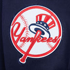 MLB NEW YORK YANKEES WINGSPAN MEN'S DROP SHOULDER FLC CREWNECK V2 (MIDNIGHT NAVY)