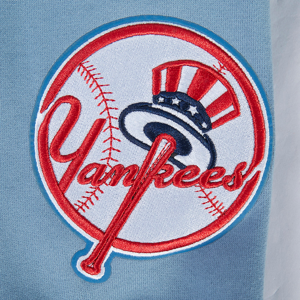 MLB NEW YORK YANKEES WINGSPAN MEN'S DROP SHOULDER FLC CREWNECK V2 (STOPL BLUE)