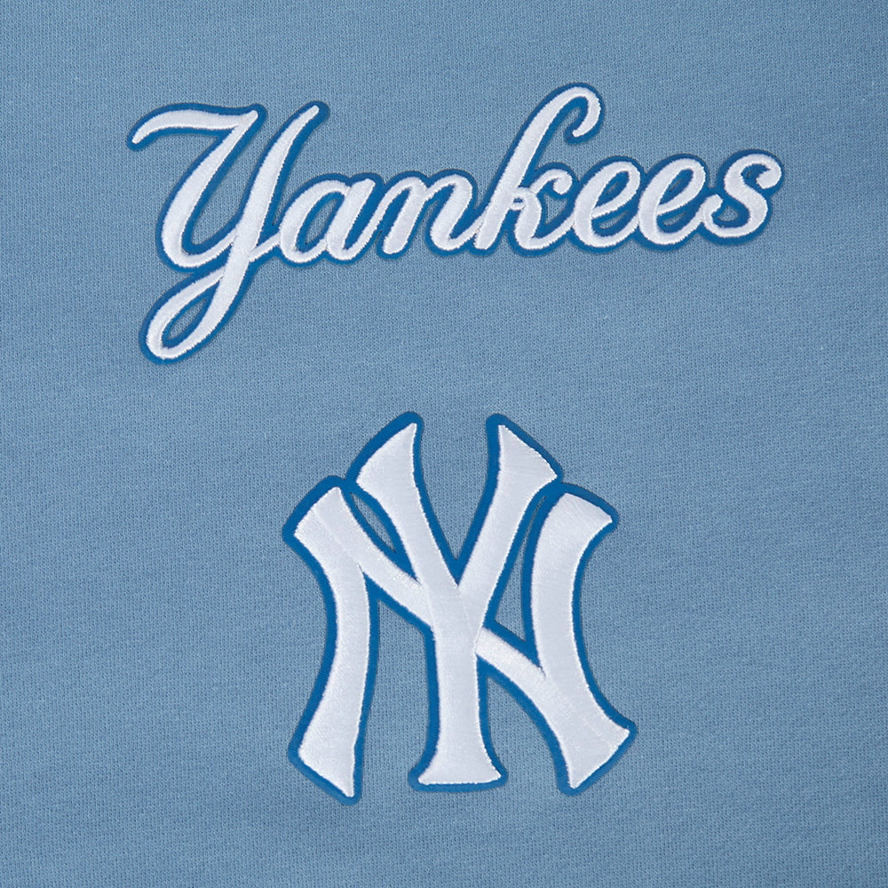 MLB NEW YORK YANKEES WINGSPAN MEN'S DROP SHOULDER FLC CREWNECK V2 (STOPL BLUE)