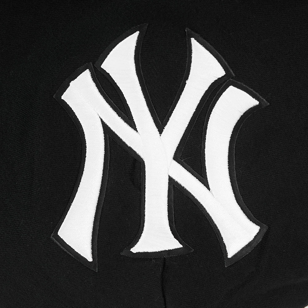 MLB NEW YORK YANKEES WINGSPAN CHANDAIL À CAPUCHON EN MOLLETON À ÉPAULES TOMBANTES V2 POUR HOMME (NOIR)