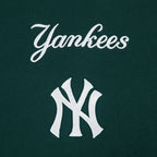 MLB NEW YORK YANKEES WINGSPAN CHANDAIL À CAPUCHON EN MOLLETON À ÉPAULES TOMBANTES V2 POUR HOMME (VERT FORÊT)