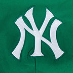 MLB NEW YORK YANKEES WINGSPAN CHANDAIL À CAPUCHON EN MOLLETON À ÉPAULES TOMBANTES V2 POUR HOMME (VERT KELLY)