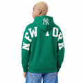 MLB NEW YORK YANKEES WINGSPAN CHANDAIL À CAPUCHON EN MOLLETON À ÉPAULES TOMBANTES V2 POUR HOMME (VERT KELLY)