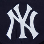 MLB NEW YORK YANKEES WINGSPAN CHANDAIL À CAPUCHON EN MOLLETON À ÉPAULES TOMBANTES V2 POUR HOMME (MARINE MINUIT)