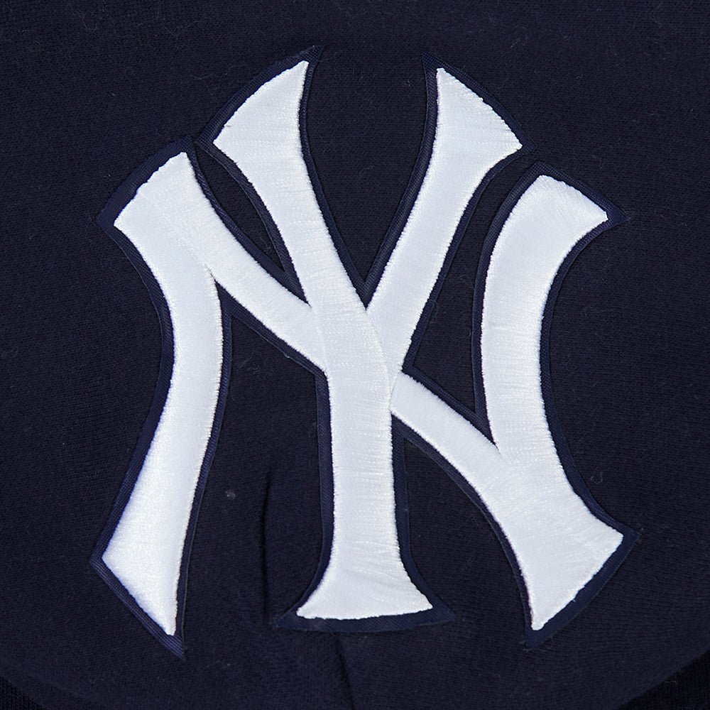 MLB NEW YORK YANKEES WINGSPAN CHANDAIL À CAPUCHON EN MOLLETON À ÉPAULES TOMBANTES V2 POUR HOMME (MARINE MINUIT)
