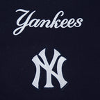 MLB NEW YORK YANKEES WINGSPAN CHANDAIL À CAPUCHON EN MOLLETON À ÉPAULES TOMBANTES V2 POUR HOMME (MARINE MINUIT)