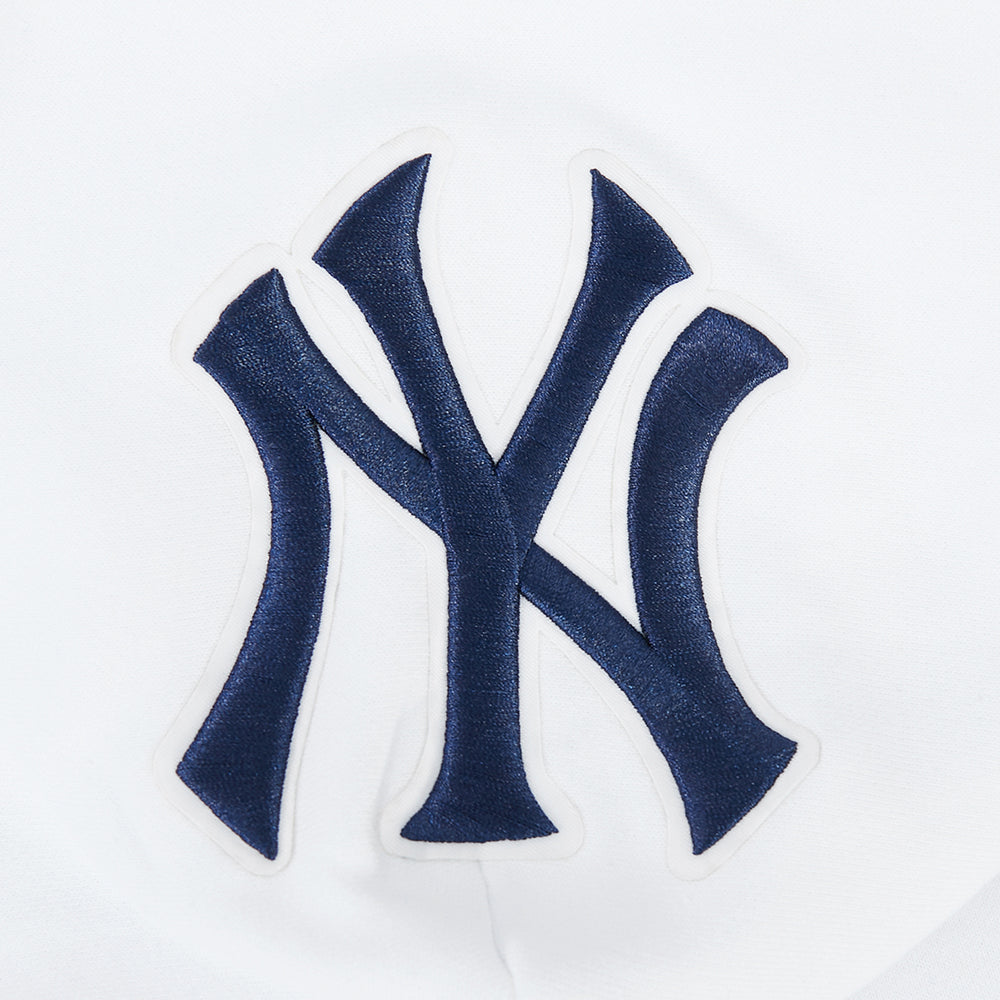 MLB NEW YORK YANKEES WINGSPAN MEN'S DROP SHOULDER FLC PO HOODIE V2 (WHITE)