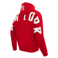 MLB NEW YORK YANKEES WINGSPAN CHANDAIL À CAPUCHON EN MOLLETON À ÉPAULES TOMBANTES V2 POUR HOMME (ROUGE)