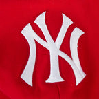MLB NEW YORK YANKEES WINGSPAN CHANDAIL À CAPUCHON EN MOLLETON À ÉPAULES TOMBANTES V2 POUR HOMME (ROUGE)