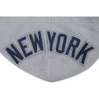 MLB NEW YORK YANKEES CLASSIC CHENILLE CHANDAIL À CAPUCHON EN MAILLE DOUBLE POUR HOMME (GRIS)