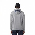 MLB NEW YORK YANKEES CLASSIC CHENILLE CHANDAIL À CAPUCHON EN MAILLE DOUBLE POUR HOMME (GRIS)