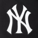 MLB NEW YORK YANKEES CLASSIC CHENILLE CHANDAIL À CAPUCHON EN MAILLE DOUBLE À GLISSIÈRE POUR HOMME (NOIR)
