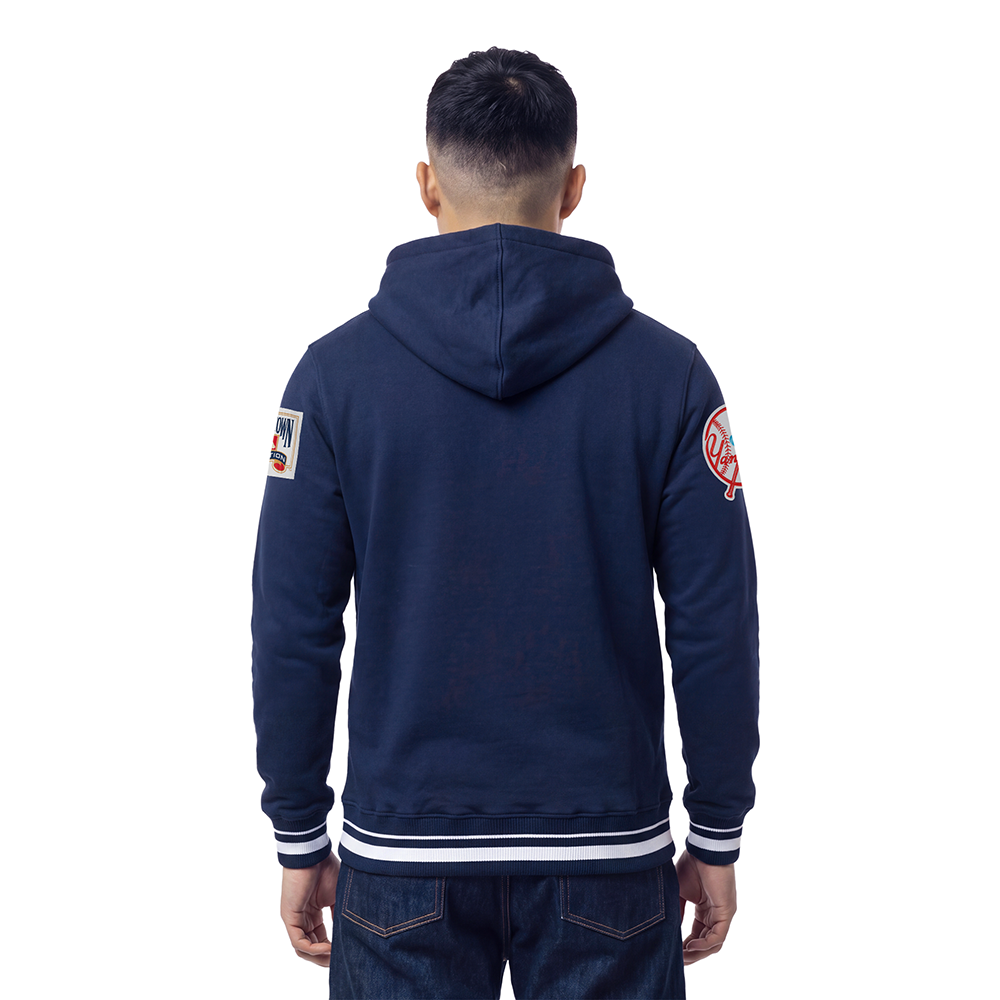 MLB NEW YORK YANKEES ON TOP MEN'S PULL OVER HOODIE (MIDNIGHT NAVY)