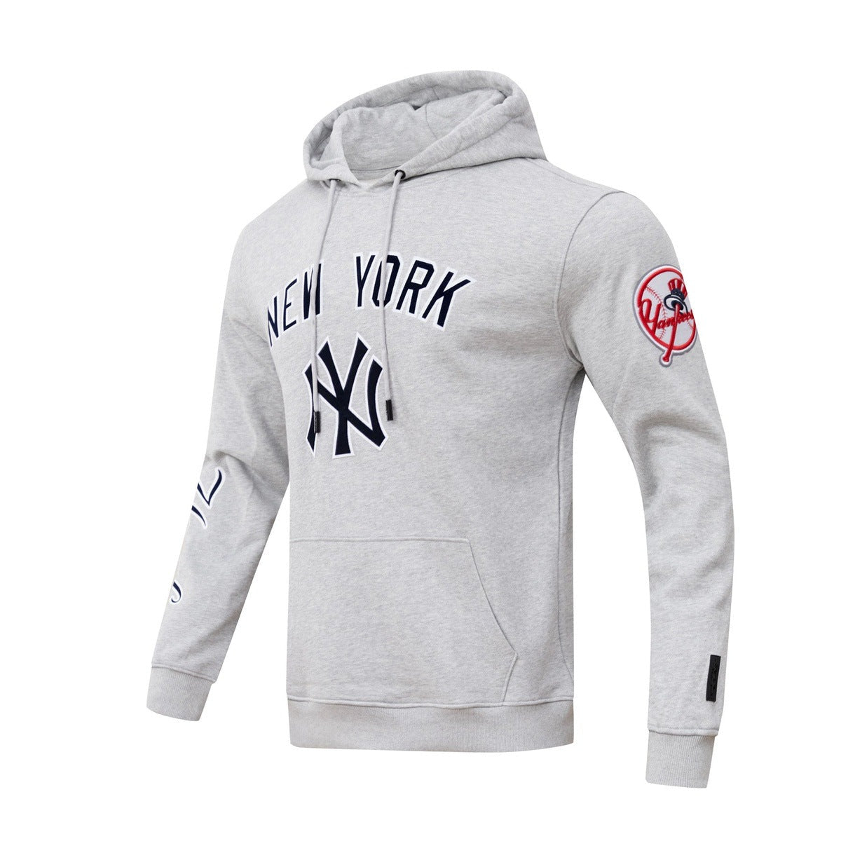 MLB NEW YORK YANKEES CLASSIC MEN'S PULLOVER HOODIE (HEATHER GREY)
