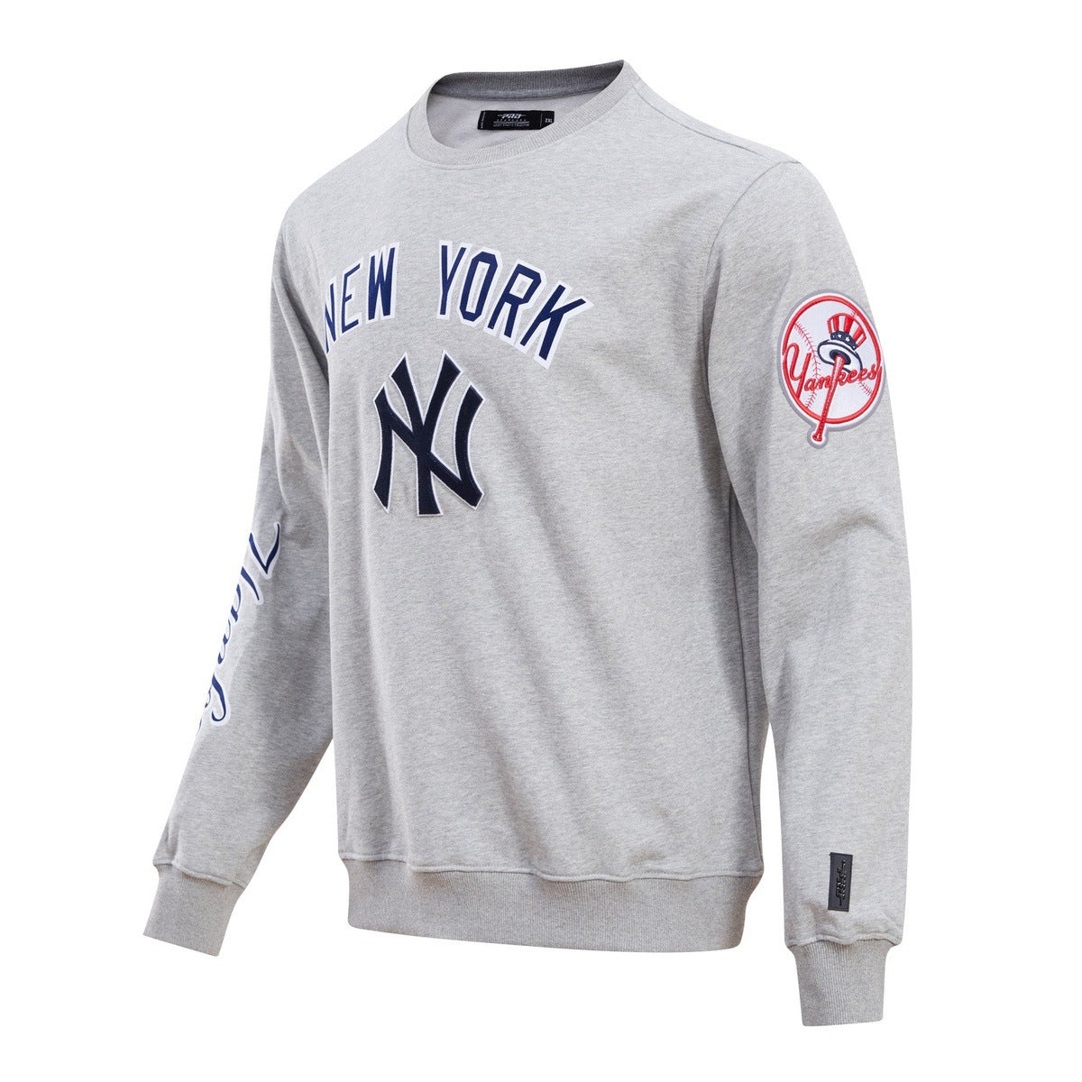 MLB NEW YORK YANKEES CLASSIC MEN'S CREWNECK (HEATHER GREY)