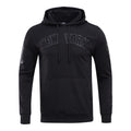 MLB NEW YORK YANKEES TRIPLE BLACK CHANDAIL À CAPUCHON LOGO POUR HOMME (NOIR)