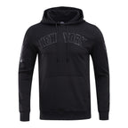 MLB NEW YORK YANKEES TRIPLE BLACK CHANDAIL À CAPUCHON LOGO POUR HOMME (NOIR)